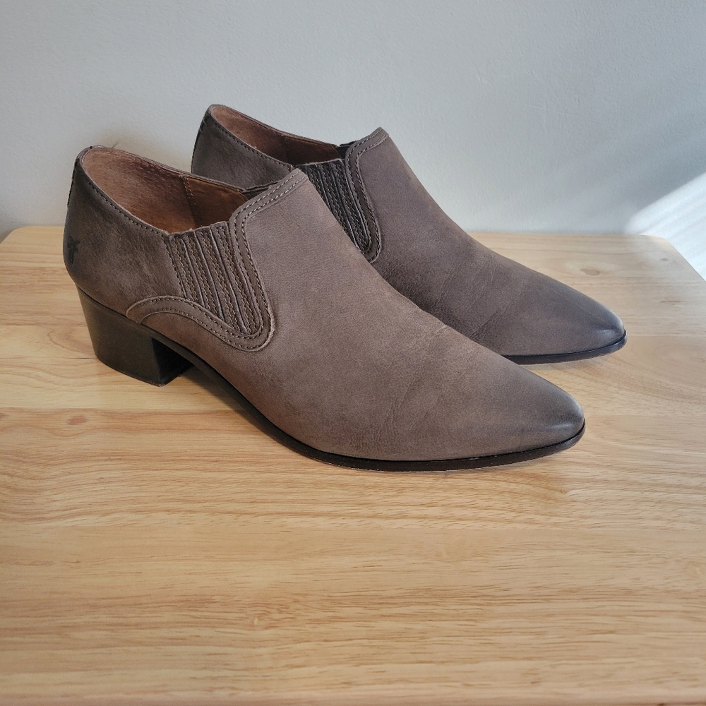 Frye Eleanor Western Shootie Gray Size 8